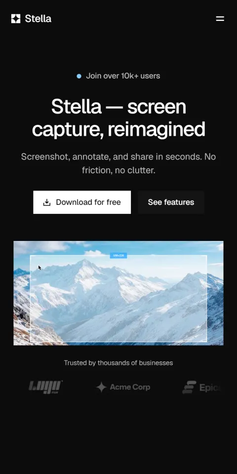 Mobile Screenshot