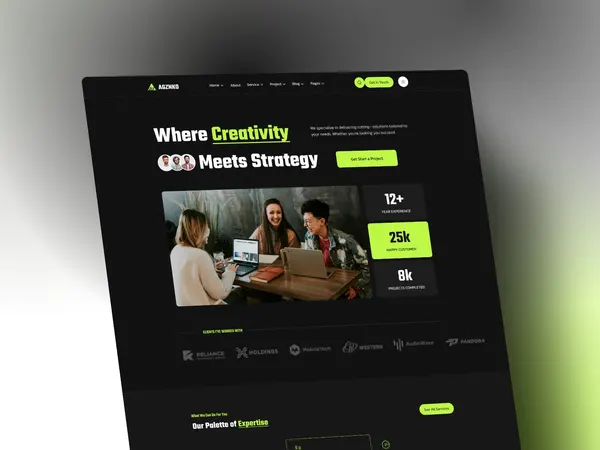 Screenshot 1 of AgencyCreative
