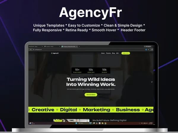 Screenshot 1 of AgencyFr Digital