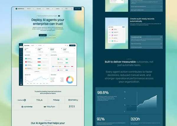 Screenshot 2 of Agentra Platform