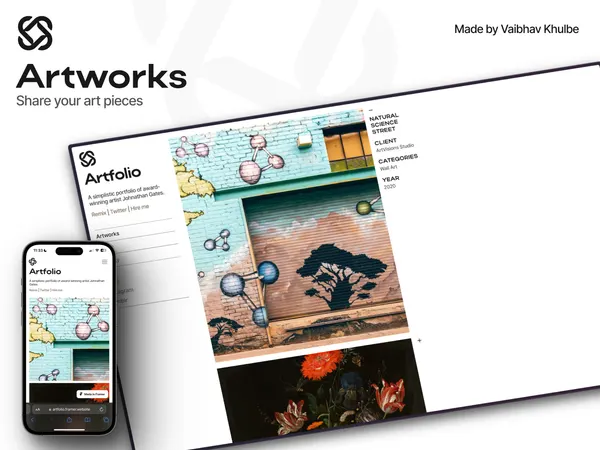 Screenshot 2 of Artfolio