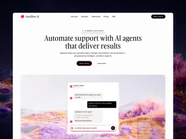 Screenshot 1 of AuraFlowX