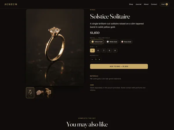 Screenshot 3 of Aureum Gold Rings