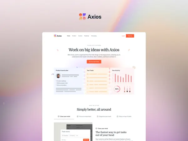 Screenshot 1 of Axios