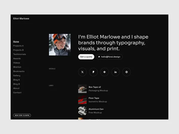Screenshot 1 of Biofolio