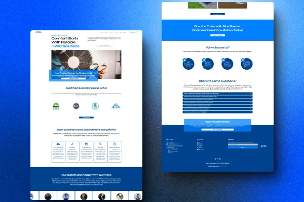 Screenshot 1 of BlueBreeze HVAC