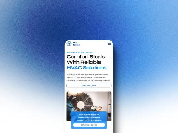 Screenshot 2 of BlueBreeze HVAC