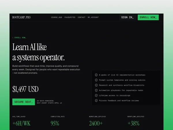 Screenshot 2 of Bootcamp PRO