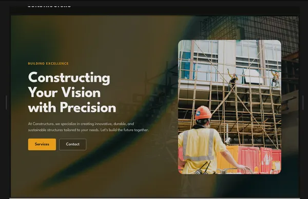 Screenshot 1 of Builders Website