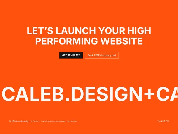 Screenshot 4 of calebdesign