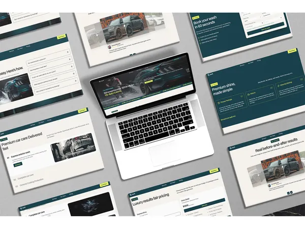Screenshot 1 of Car Wash Template