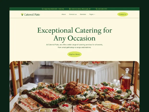 Screenshot 1 of CateredPlate