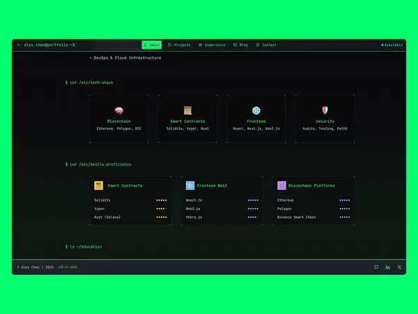 Screenshot 2 of CLIfolio