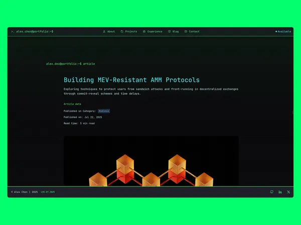 Screenshot 3 of CLIfolio