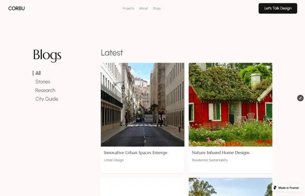 Screenshot 2 of Corbu Design Studio