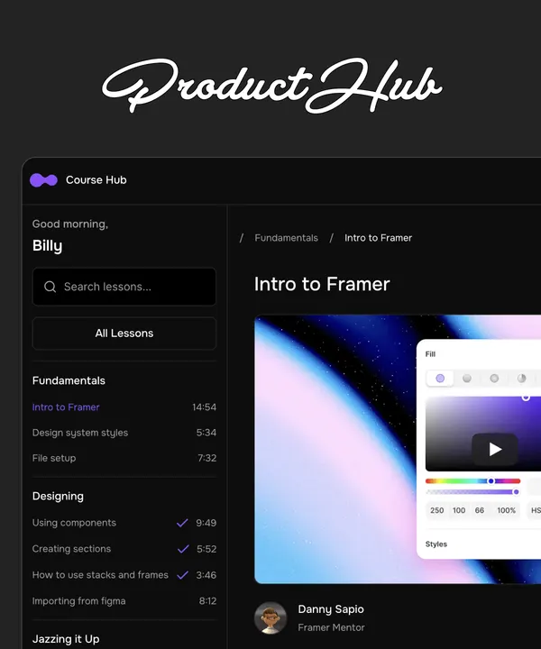 Screenshot 1 of Course Hub
