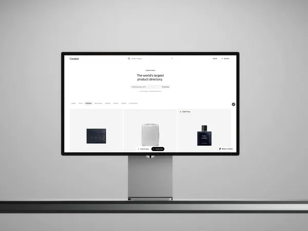 Screenshot 1 of Curated