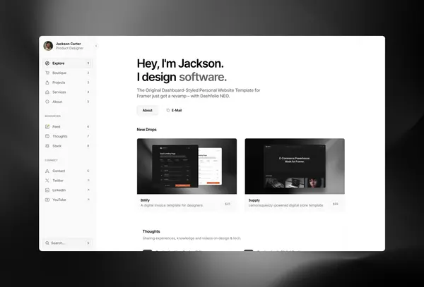 Screenshot 3 of DashfolioNEO