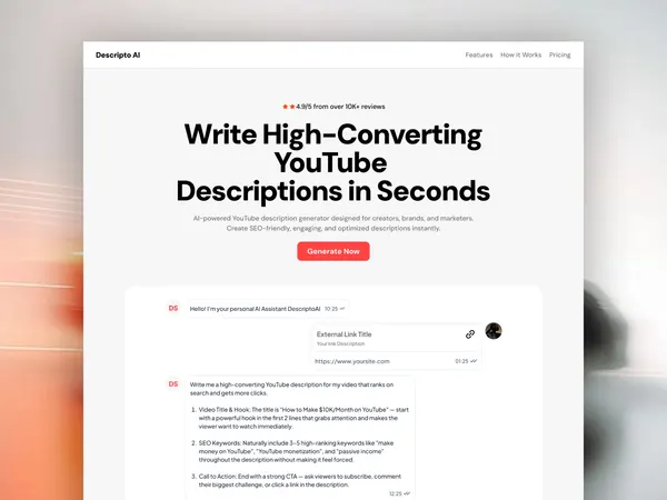 Screenshot 1 of DescriptoAI