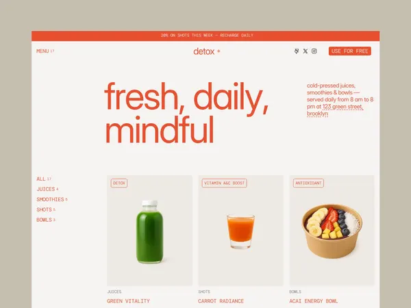 Screenshot 1 of Detox Cafe