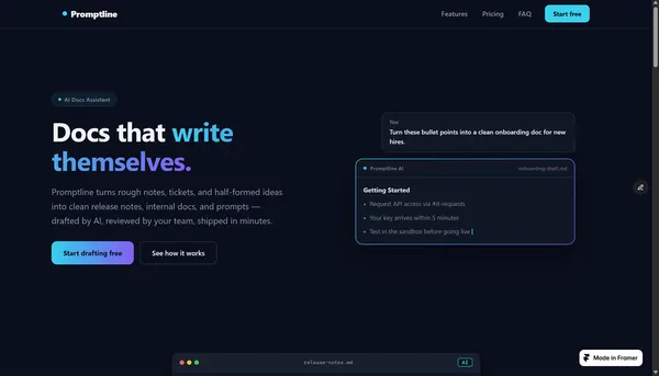 Screenshot 1 of Draftwire