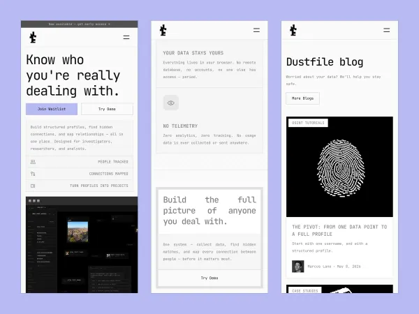 Screenshot 2 of Dustfile