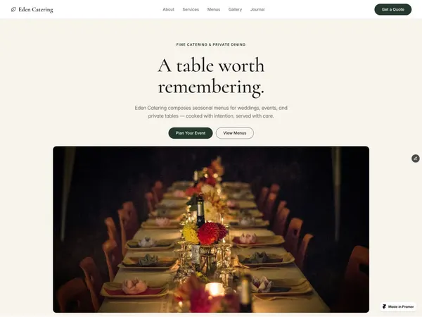 Screenshot 1 of EdenCatering
