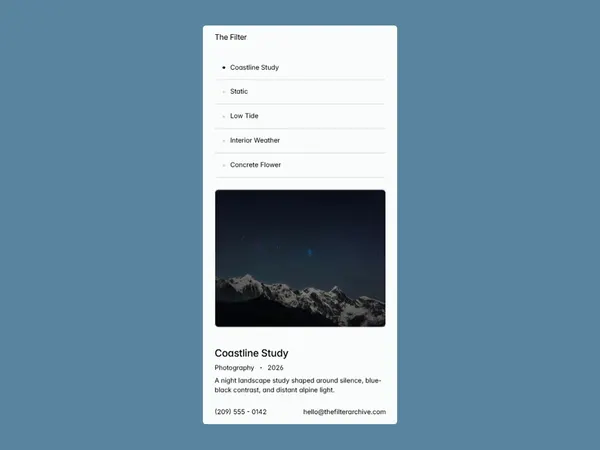 Screenshot 2 of Editorial Site