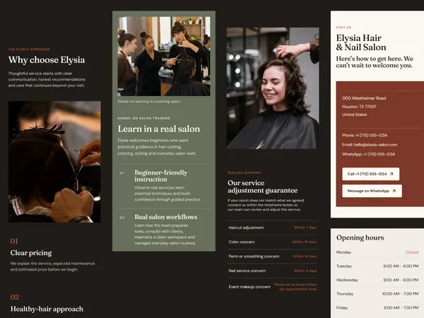 Screenshot 1 of Elysia Salon