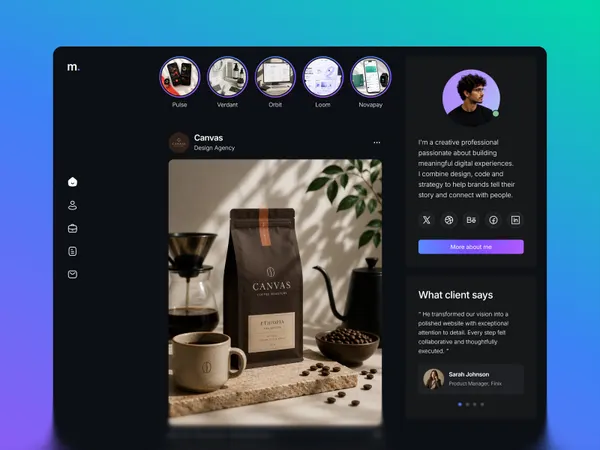 Screenshot 1 of Feedfolio