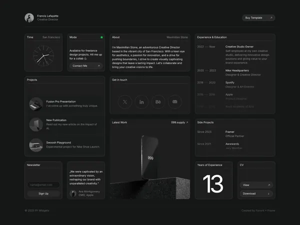 Screenshot 1 of FFWidgets