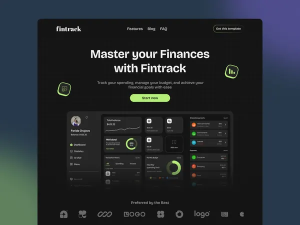 Screenshot 1 of FinTrack