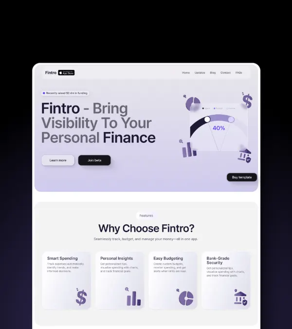 Screenshot 1 of Fintro