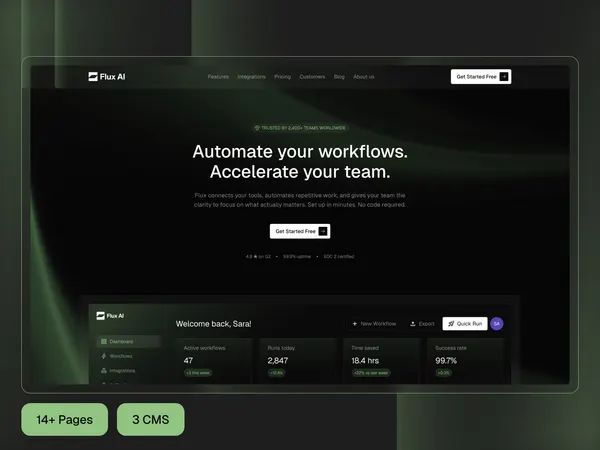 Screenshot 1 of Flux UI