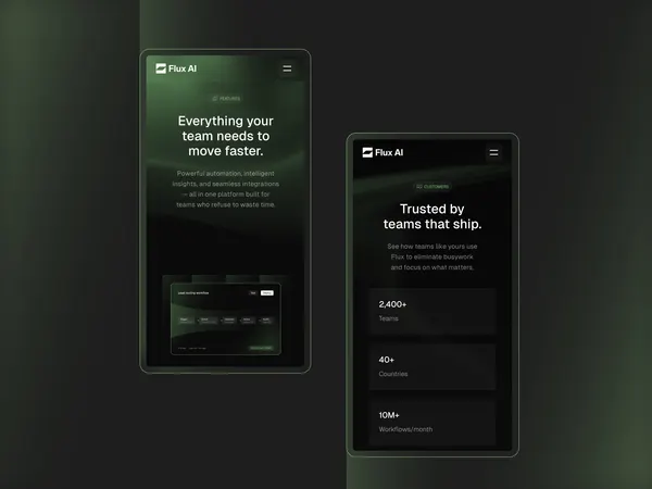 Screenshot 3 of Flux UI