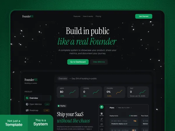 Screenshot 1 of FounderOs