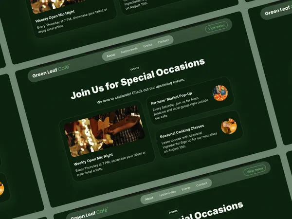 Screenshot 2 of Green Leaf Café