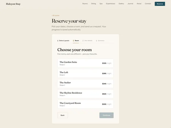 Screenshot 3 of Halcyon Villa & Spa