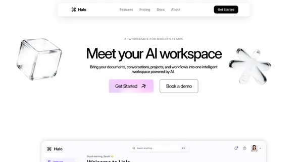 Screenshot 1 of Halo workspace