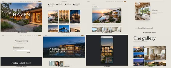 Screenshot 1 of HAVEN Luxury Broker