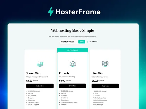 Screenshot 2 of HosterFrame