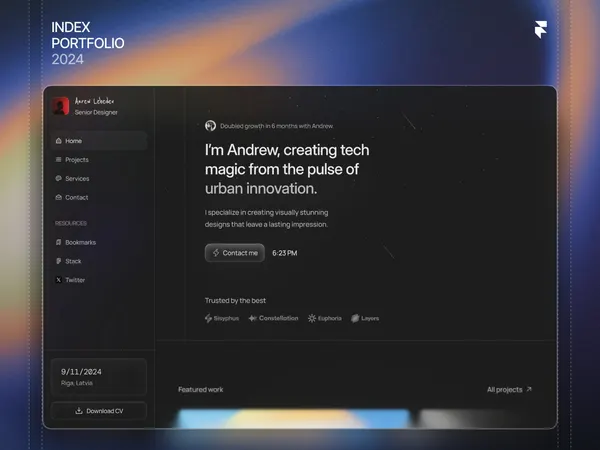 Screenshot 1 of IndexFolio