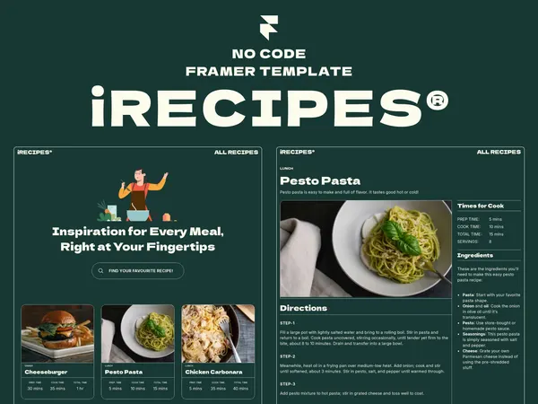 Screenshot 1 of iRecipes