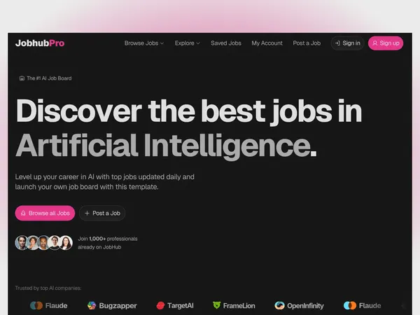 Screenshot 1 of Jobhub PRO