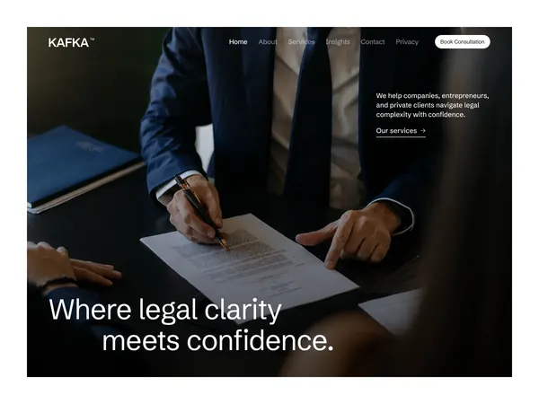 Screenshot 2 of Kafka - Law Firm