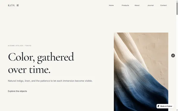 Screenshot 1 of KON Indigo Atelier