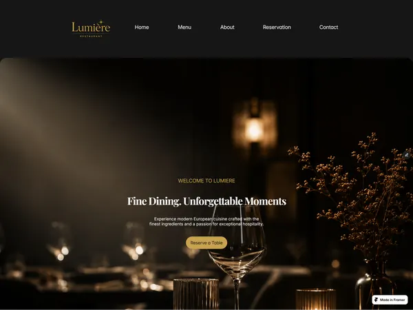 Screenshot 1 of LemiereRestaurant