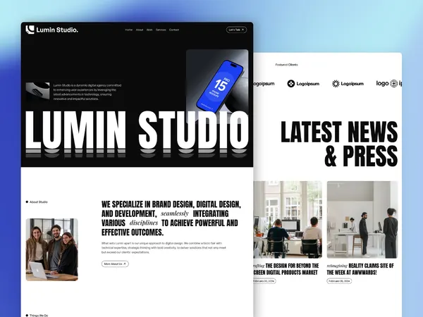 Screenshot 1 of Lumin Studio