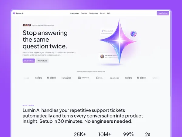 Screenshot 1 of LuminAI