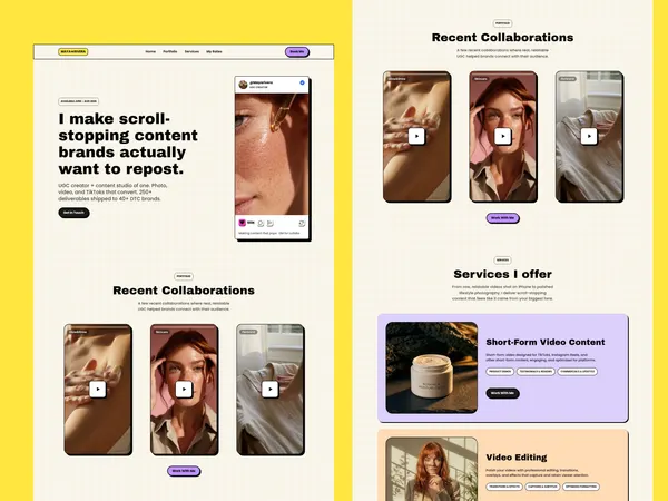 Screenshot 3 of Maya UGC Folio